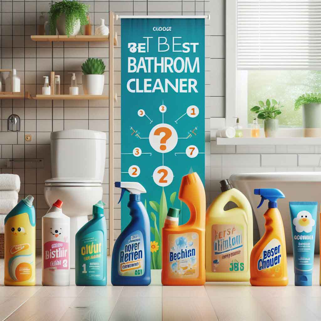 bathroom cleaning, cleaning products
